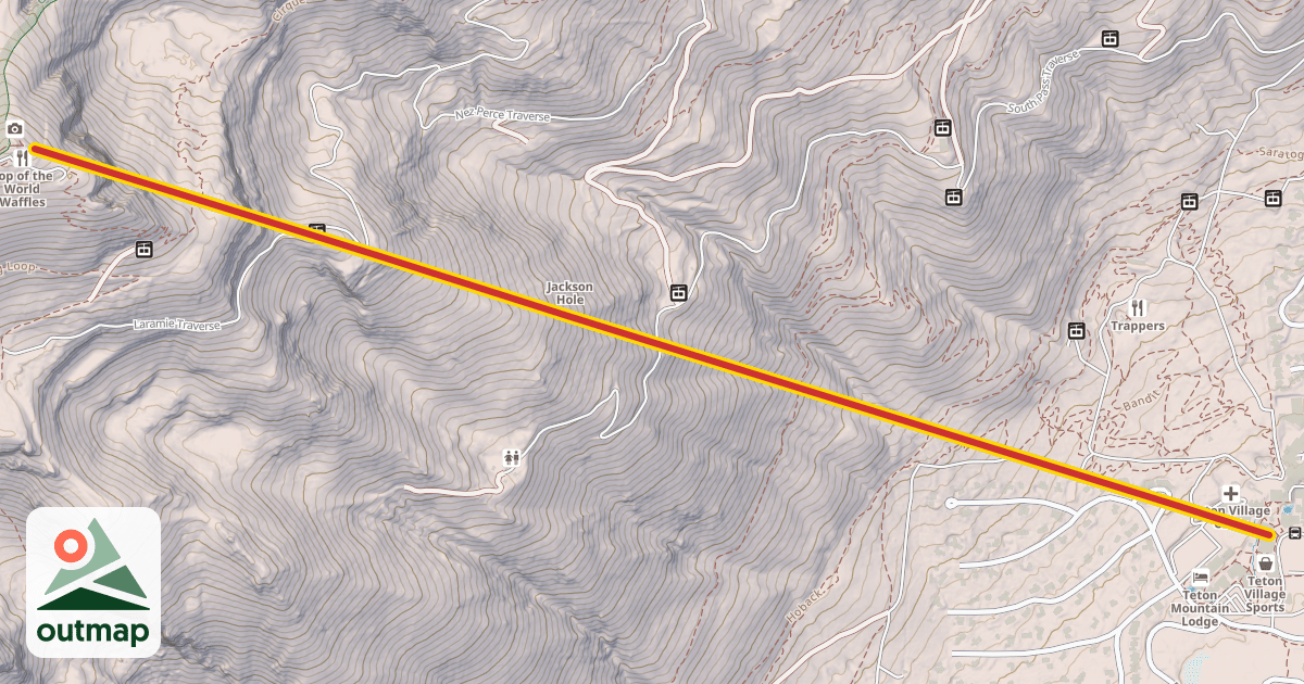Map of Aerial Tram
