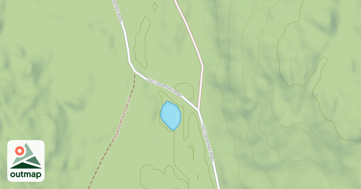 Map of Old Chesterfield Road