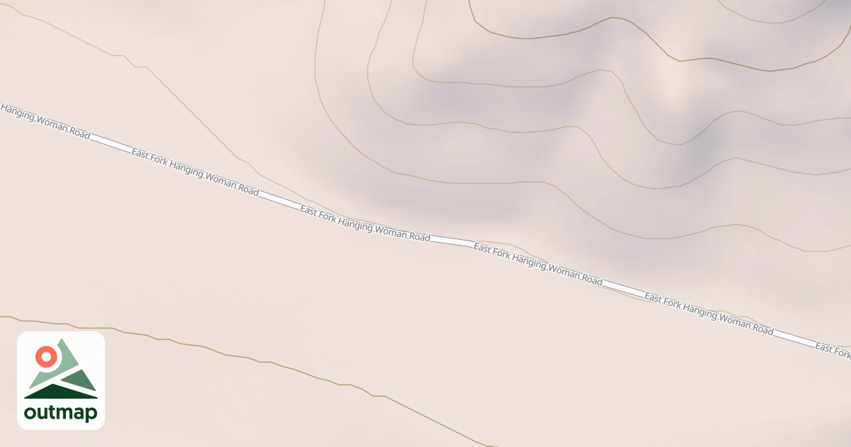 Map of COW CREEK