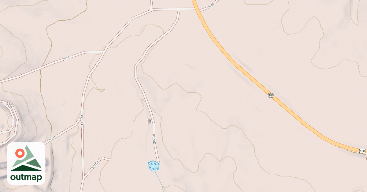 Map of USFS National Forest System Roads {ACA000E9-1C98-4E4D-BC0D-EB87DE79A720}