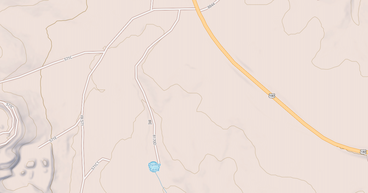 Map preview of USFS National Forest System Roads {ACA000E9-1C98-4E4D-BC0D-EB87DE79A720}