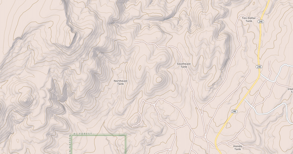 Map preview of USFS National Forest System Roads {CCE0FDAB-A553-4A0F-8C51-705E07778B6B}