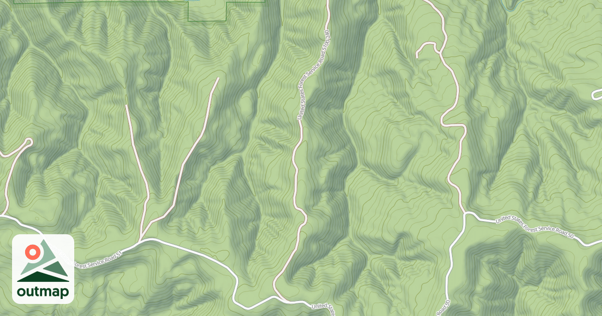 Map of USFS Motor Vehicle Use Map Roads {59D431EE-835F-461E-B134-815DAEDBE086}
