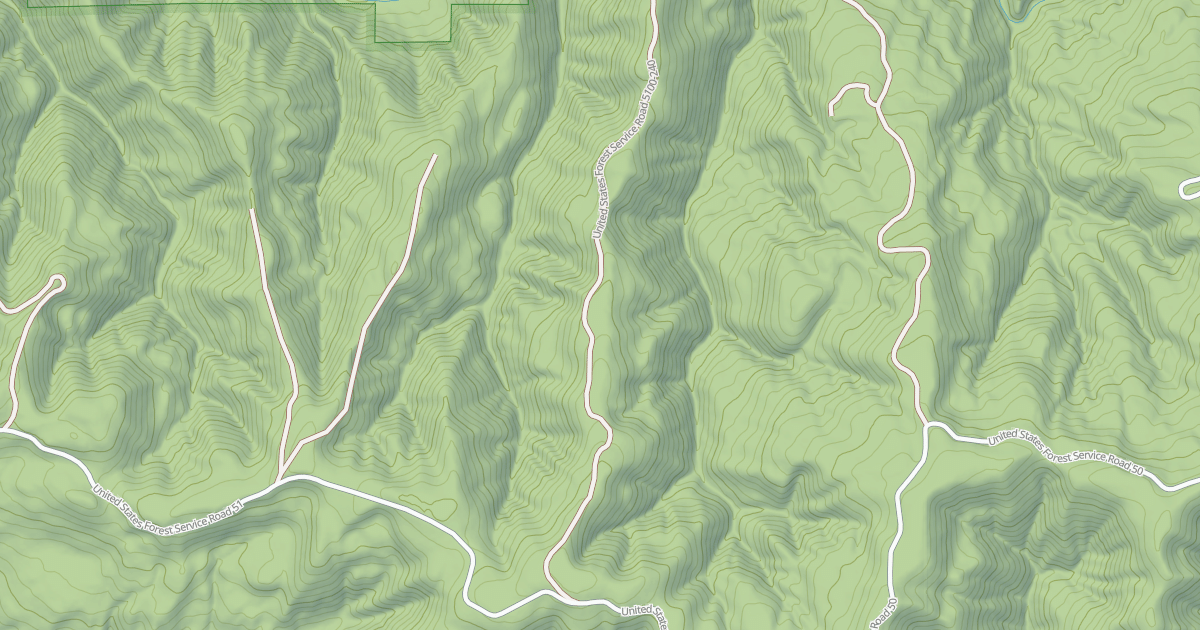 Map preview of USFS Motor Vehicle Use Map Roads {59D431EE-835F-461E-B134-815DAEDBE086}