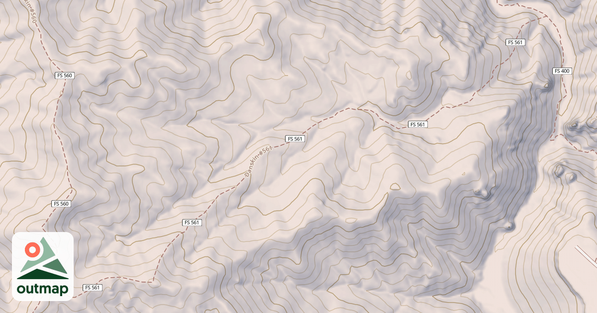 Map of Danskin #561