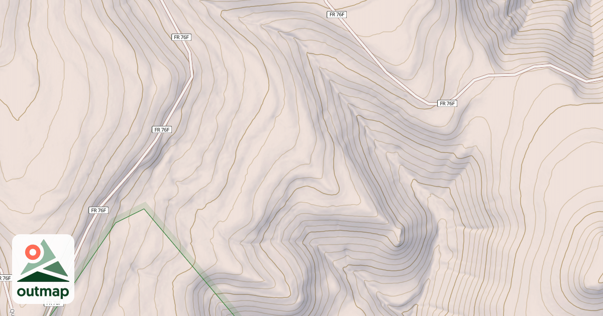 Map of USFS Motor Vehicle Use Map Roads {D2CC417B-8CD6-4EDB-ACFE-48924519FE0C}