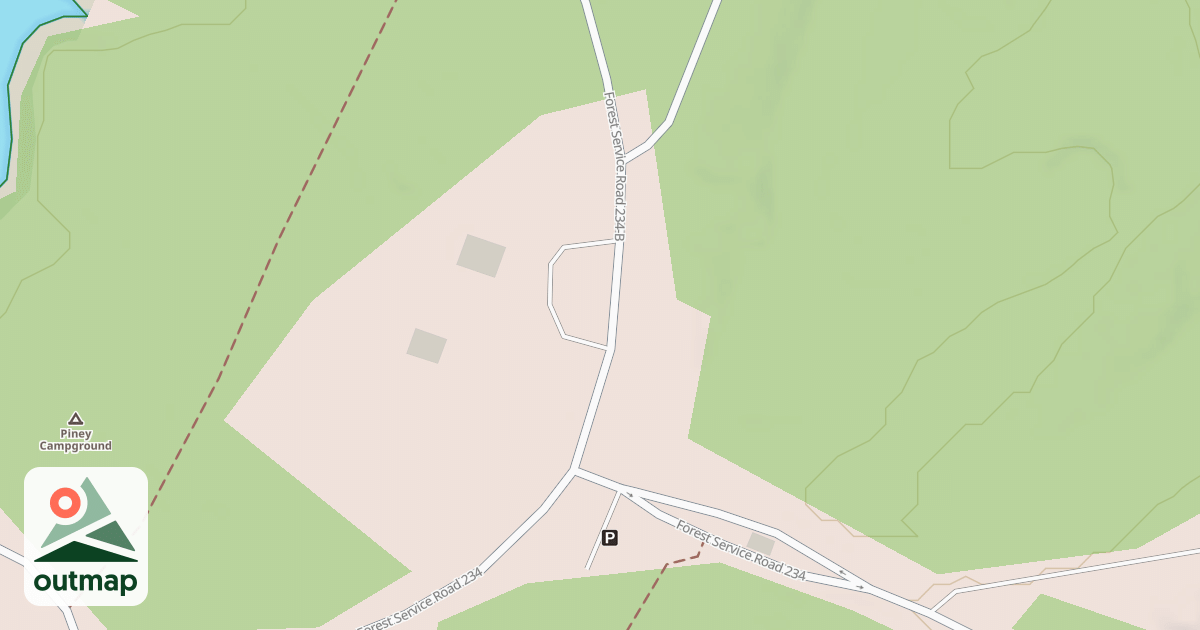 Map of P.C. BLACK OAK ACCESS
