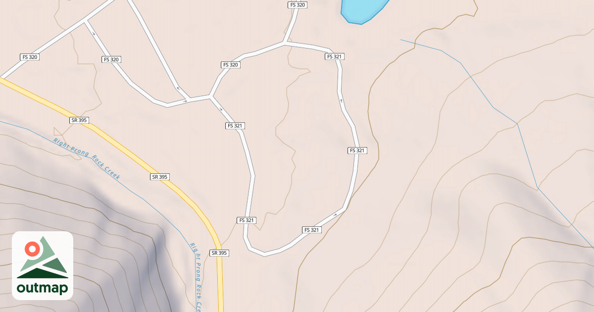 Map of ROCK CREEK PICNIC AREA