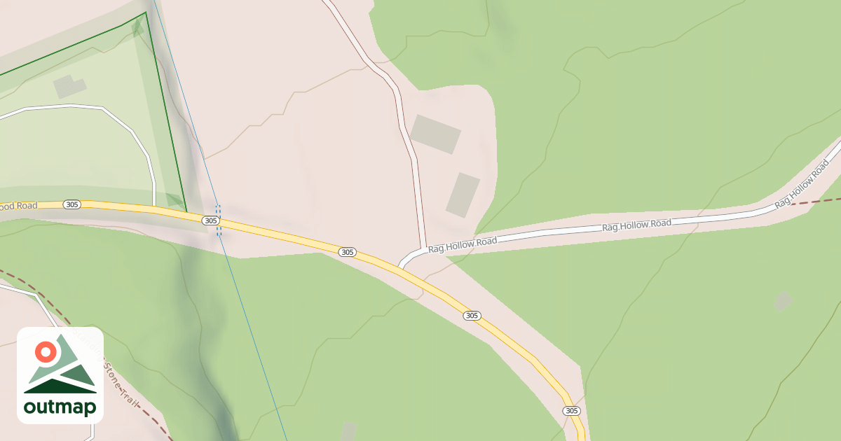 Map of Rothrock State Forest Seven Mountains Snowmobile Trails
