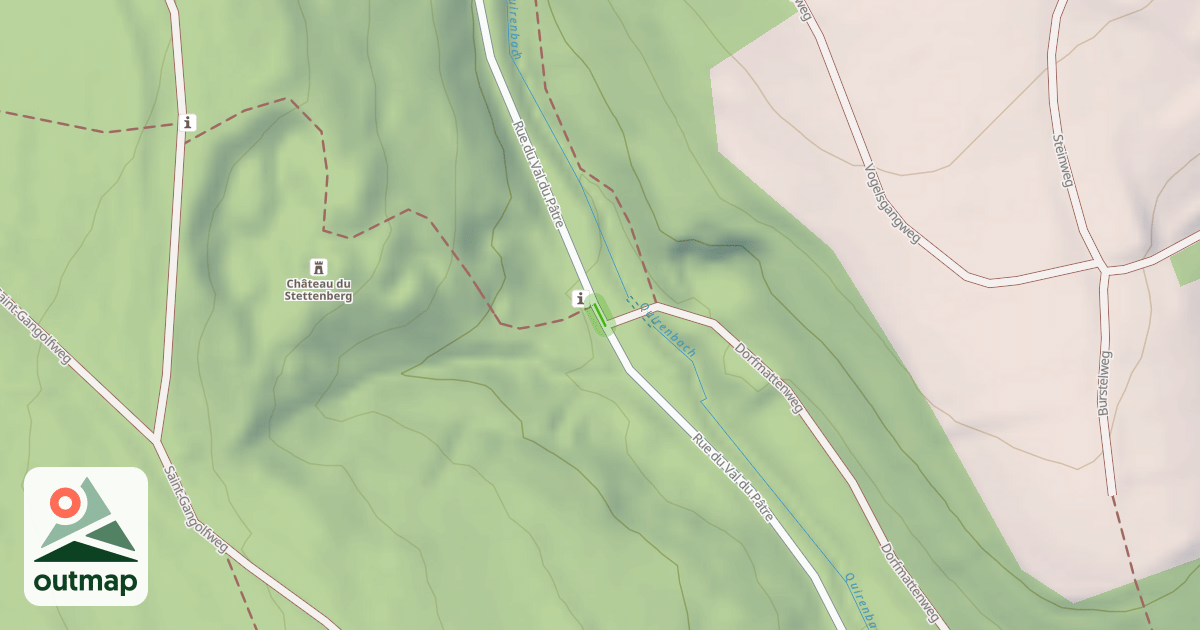 Map of Rue du Val du Pâtre