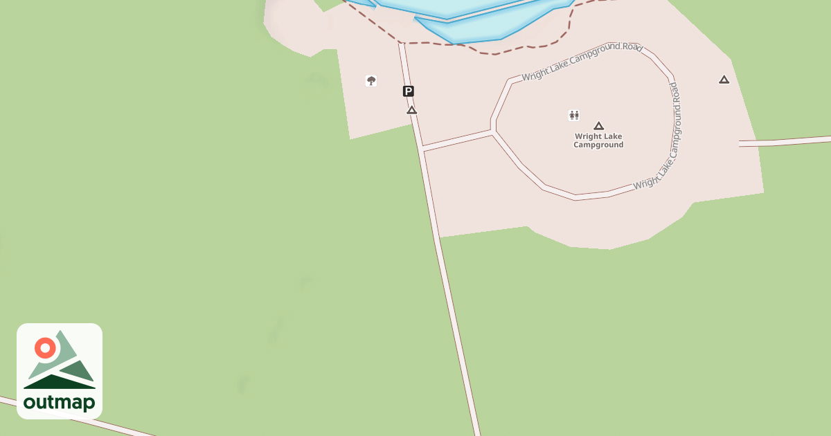 Map of WRIGHT LAKE DUMP STATION LOOP