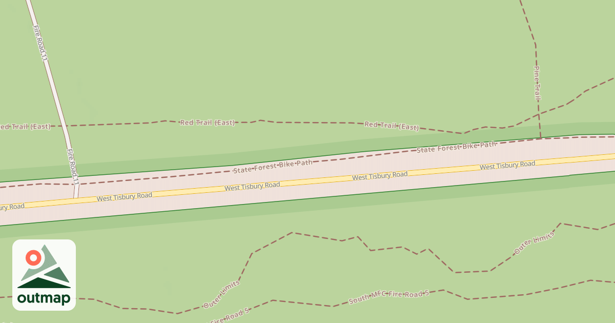 Map of Correllus Bike Path