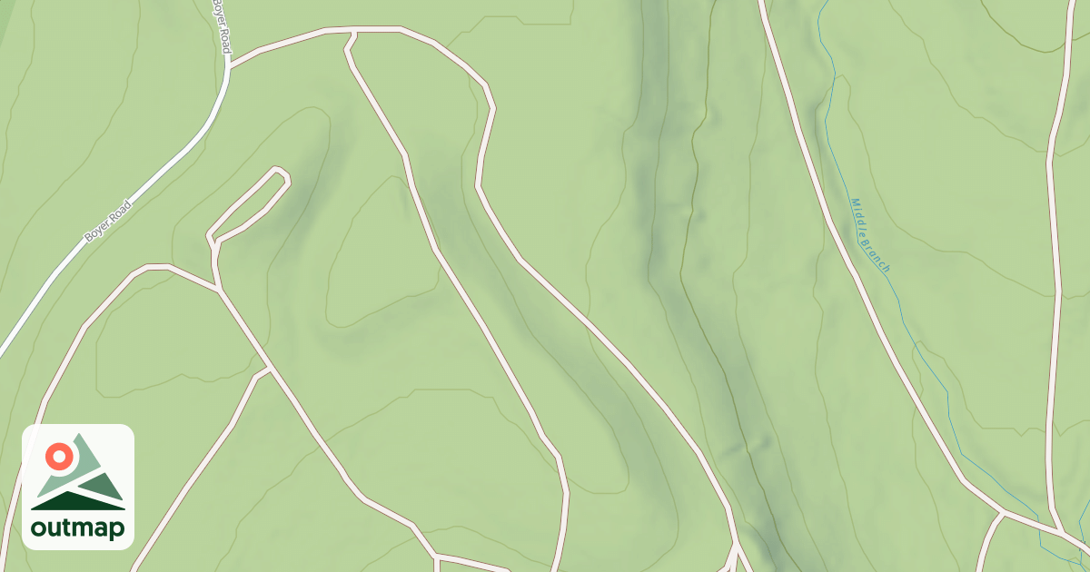Map of Whiskey Springs Trails