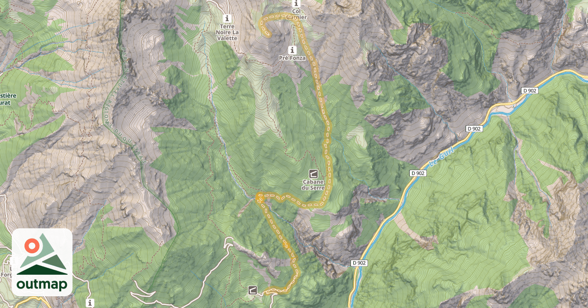 Map of Garnier — L'Escorna