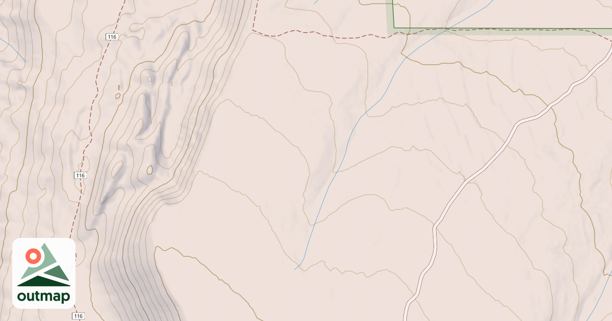 Map of USFS Motor Vehicle Use Map Trails 5380