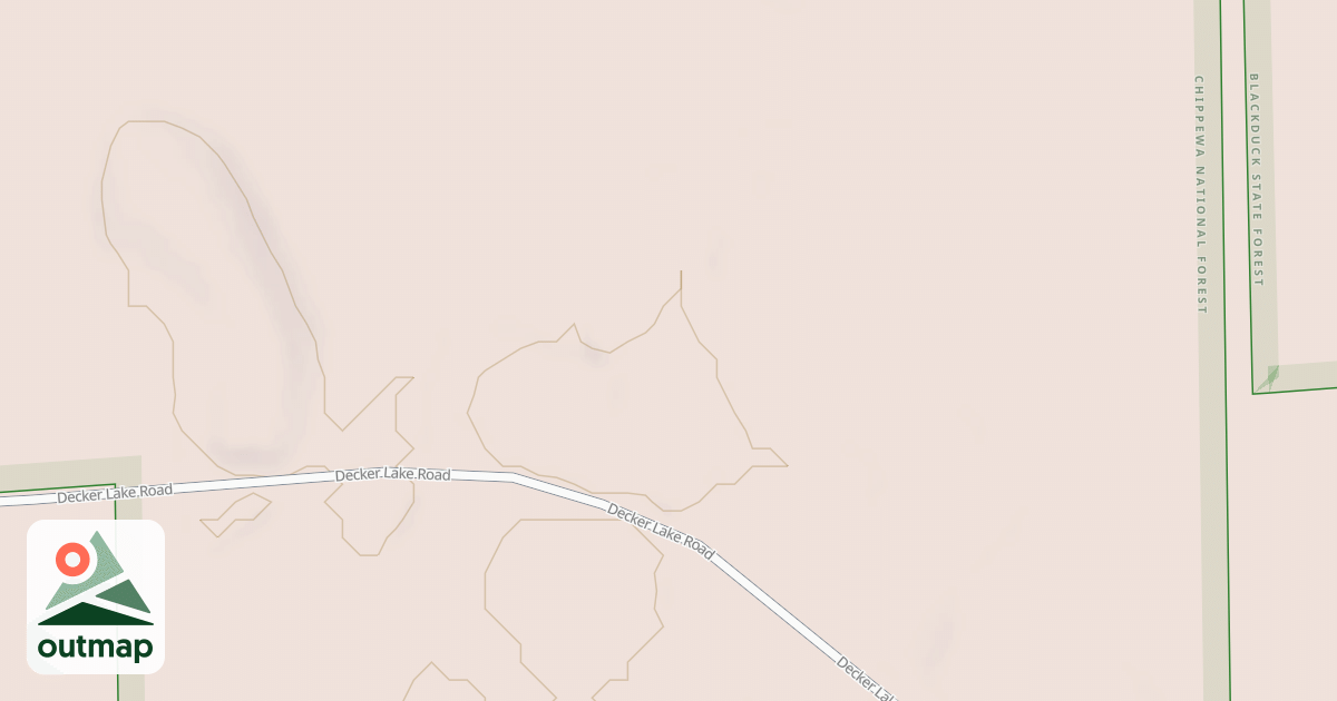 Map of DECKER LAKE SPUR A