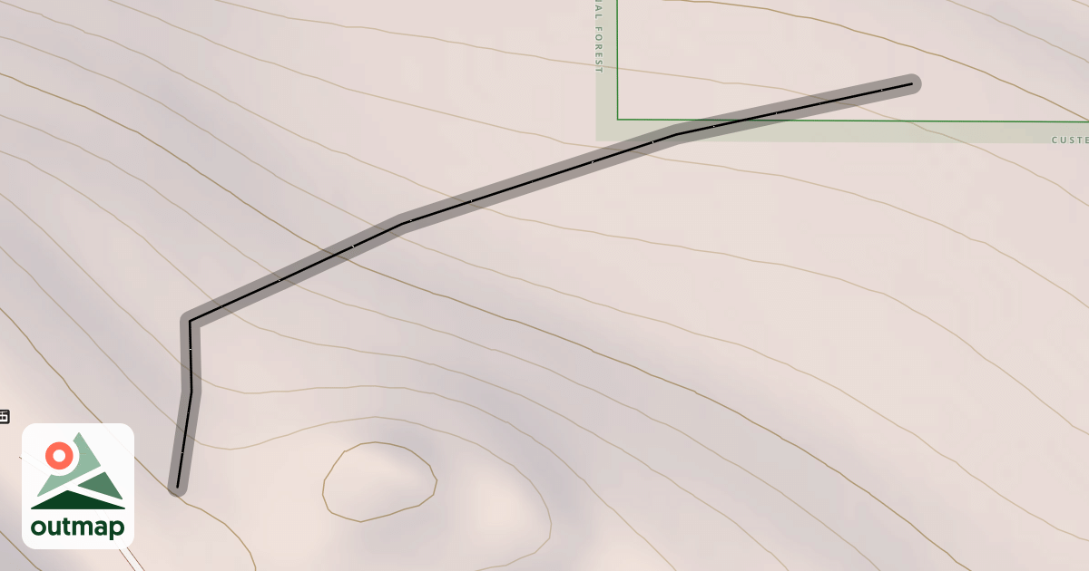 Map of Hellroaring Traverse