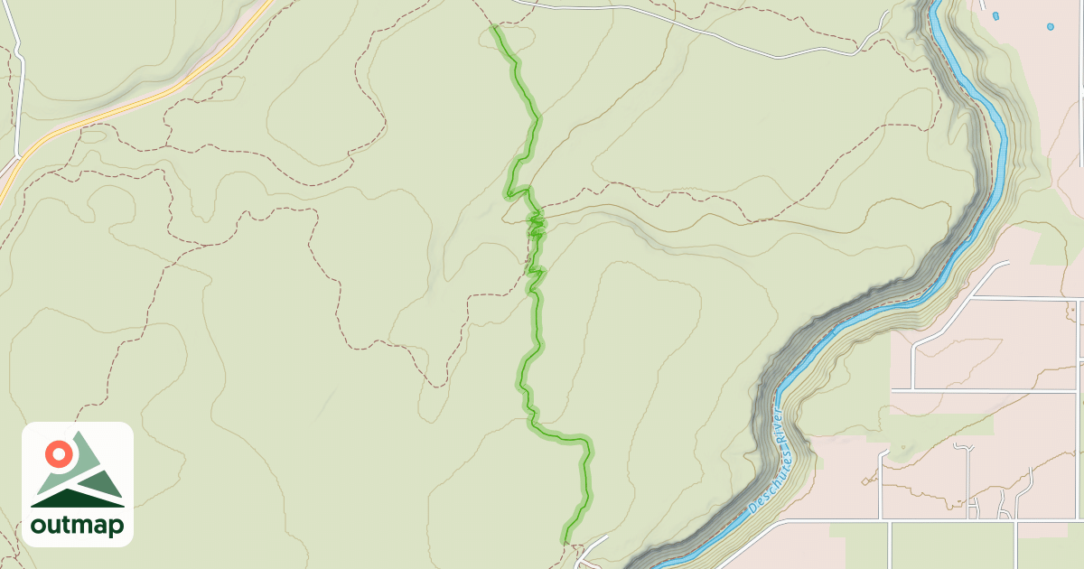 Map of Talon Trail