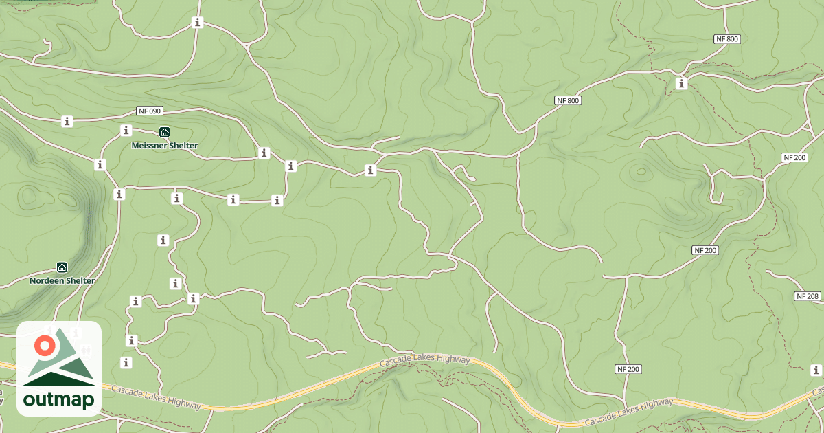 Map of BIG SPRING BURN RD