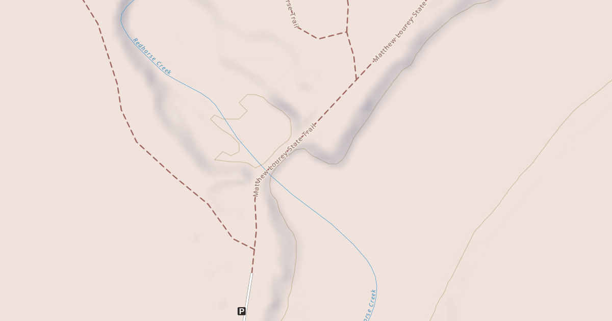 Map preview of Matthew Lourey State Trail