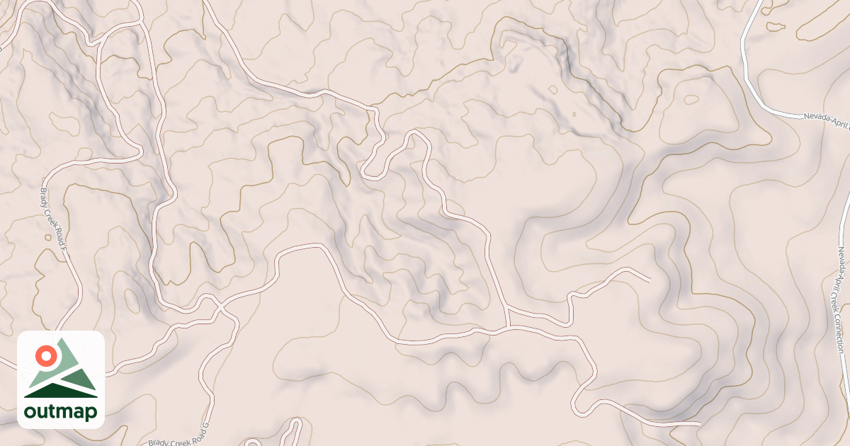 Map of BRADY CREEK E