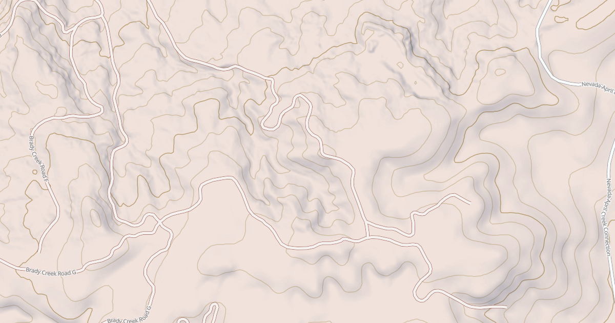 Map preview of BRADY CREEK E