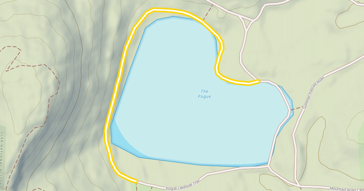 Map preview of Pogue Lakeside Trail