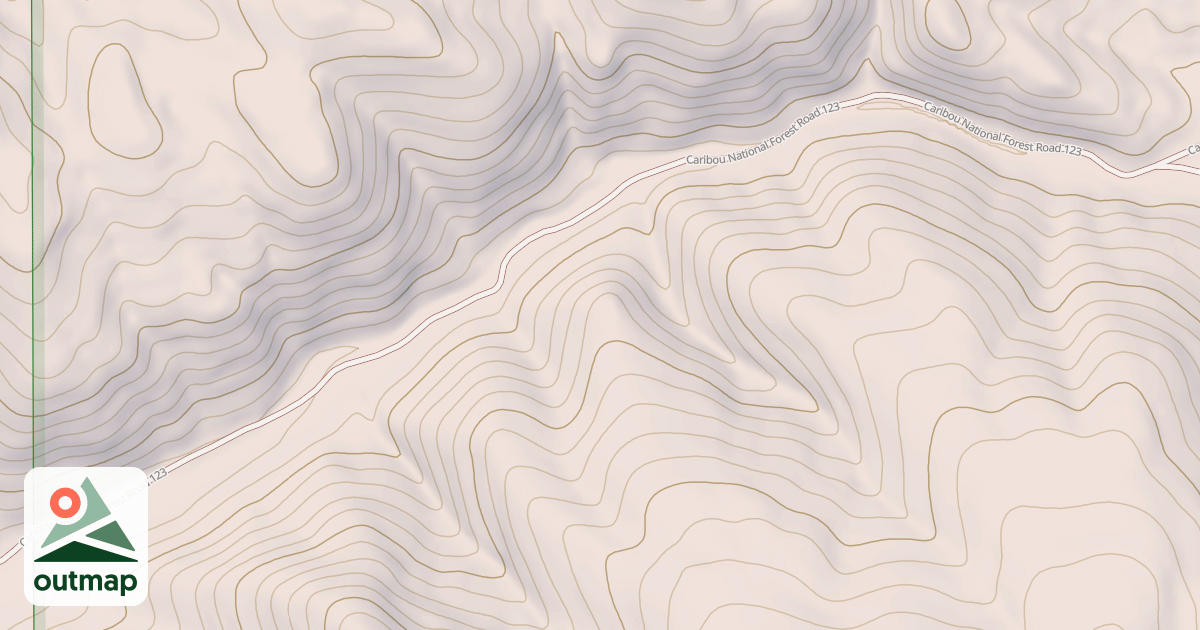Map of DRY CANYON