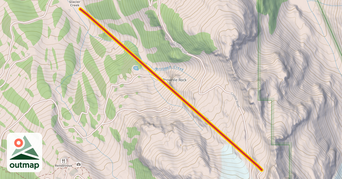 Map of Glacier Express