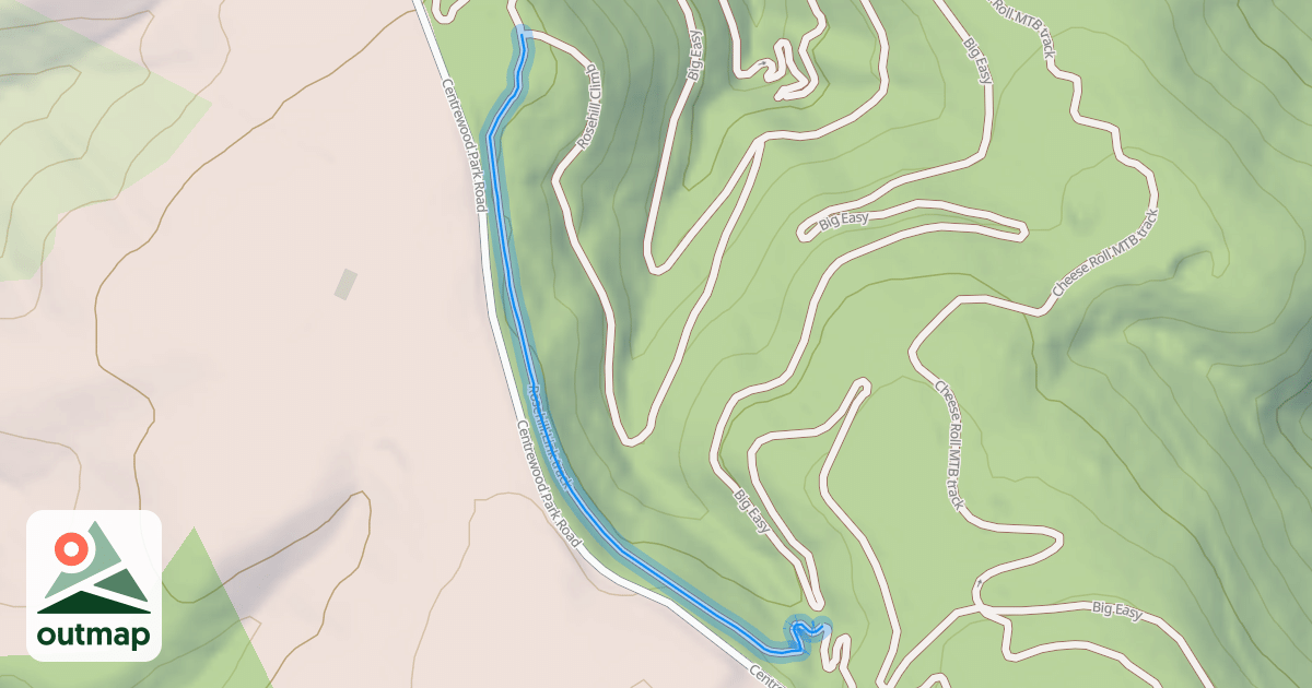 Map of Rosehill Link track