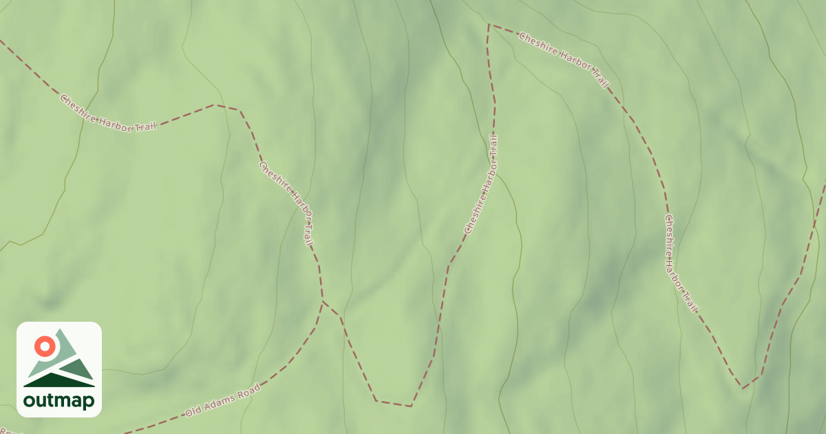 Map of Old Adams Road