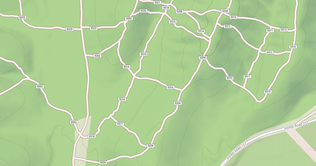 Map preview of USFS Motor Vehicle Use Map Trails 19751