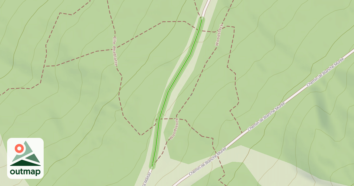 Map of Chemin de la Maitaz