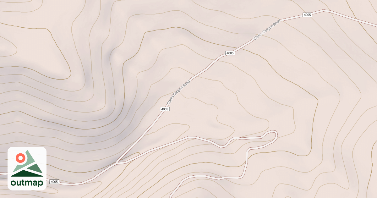 Map of CLARKS CANYON