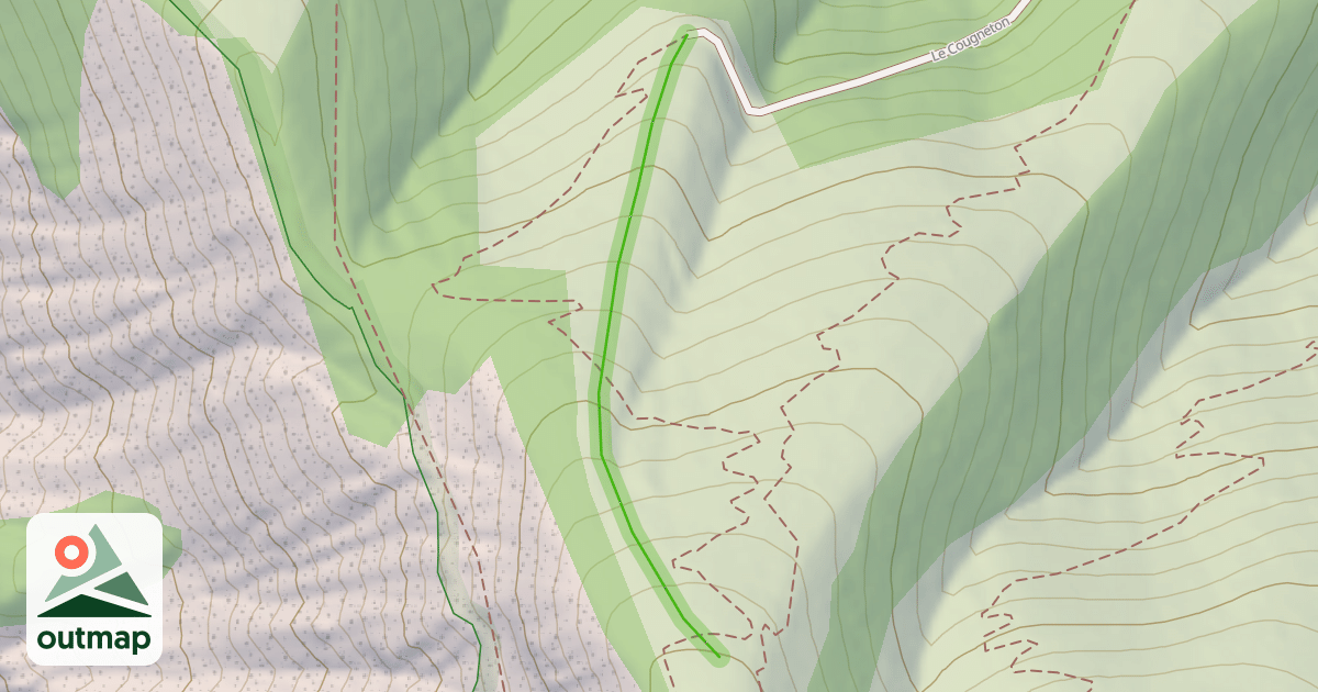 Map of Le Cougneton