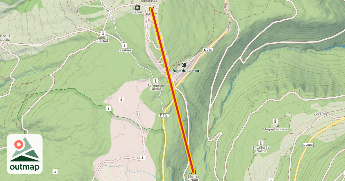 Map of Bâches