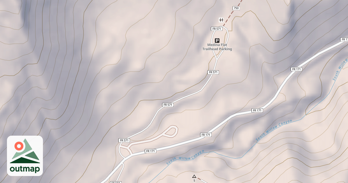 Map of MEDINA FLAT