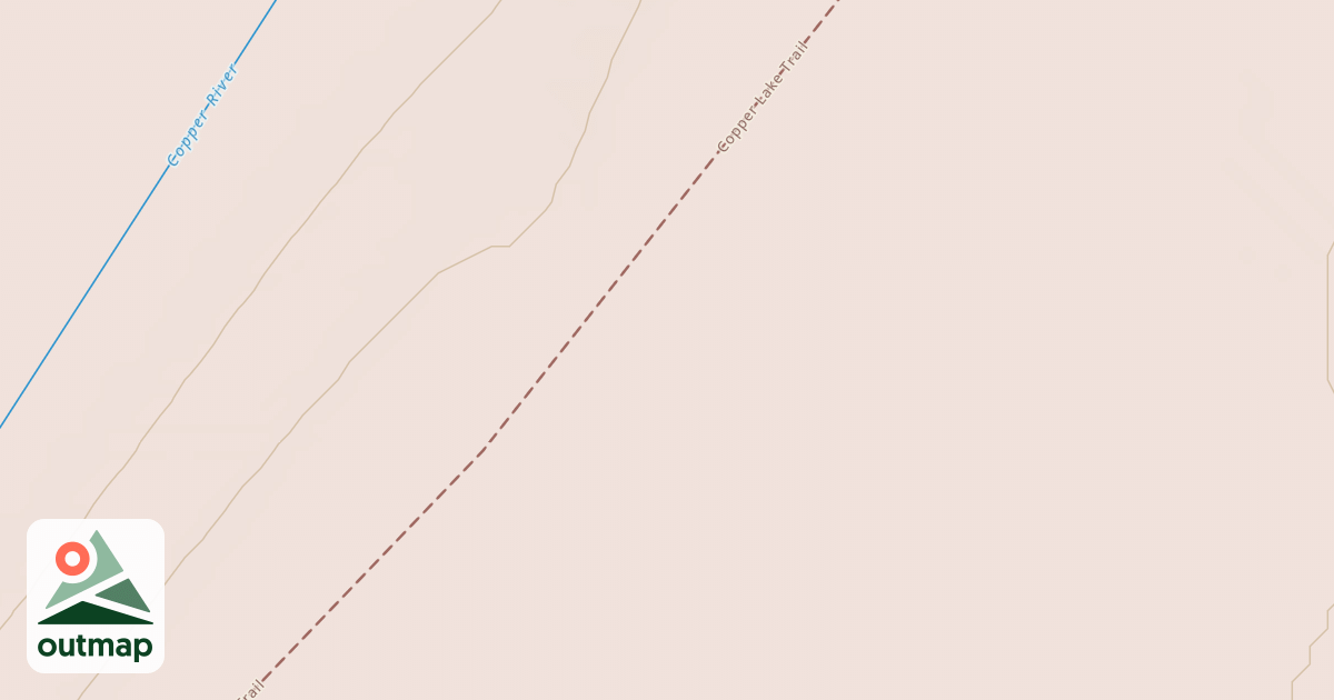 Map of Copper Lake Trail