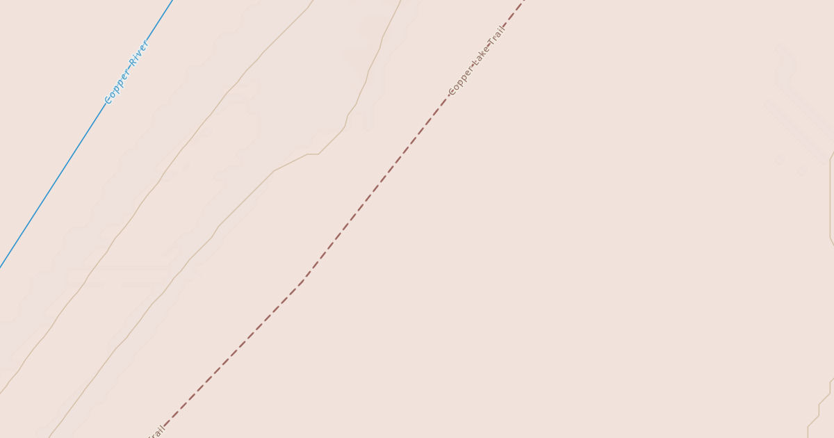 Map preview of Copper Lake Trail