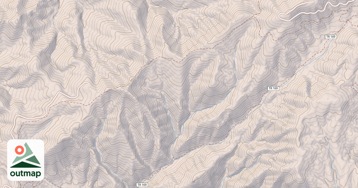 Map of Iron Mountain