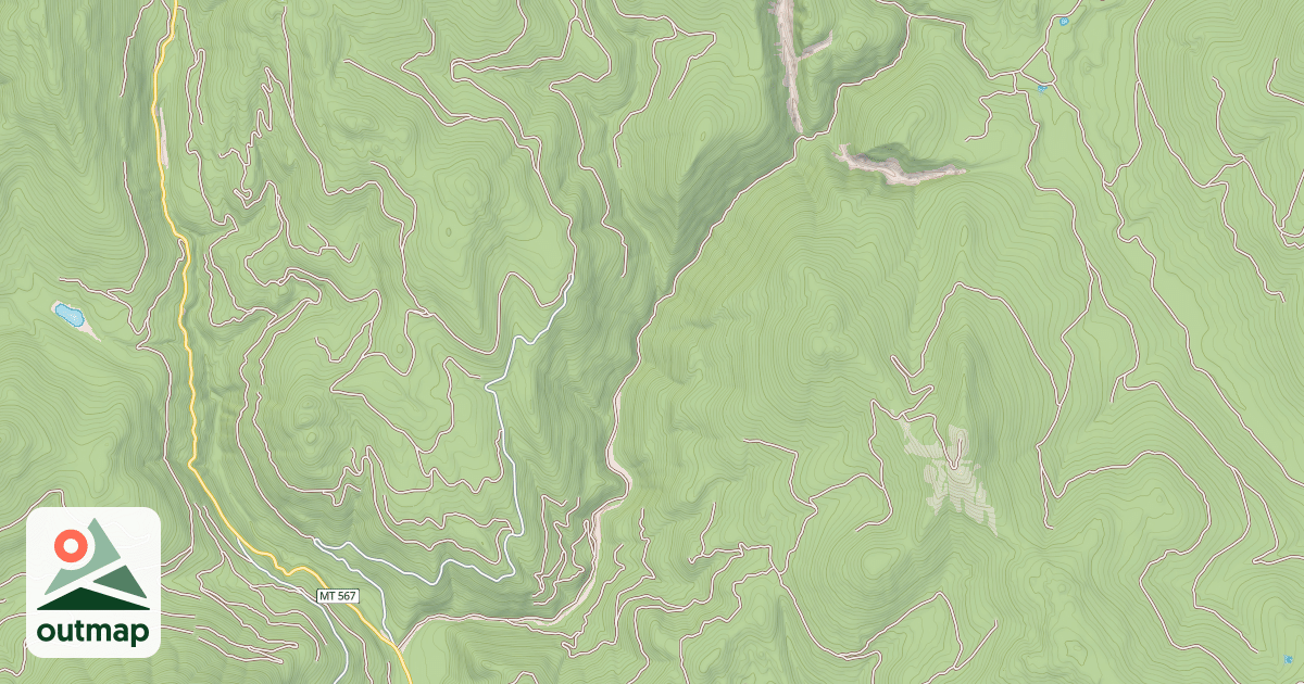 Map of BIG CREEK PIPE CREEK