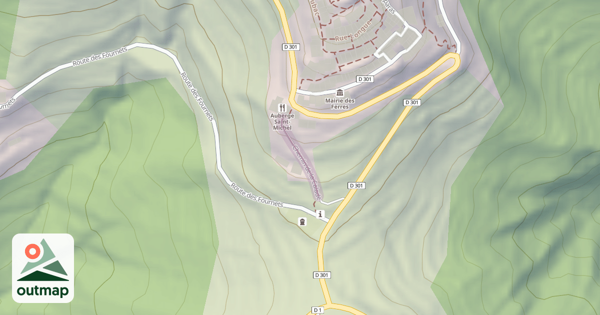Map of Chemin de la Calade