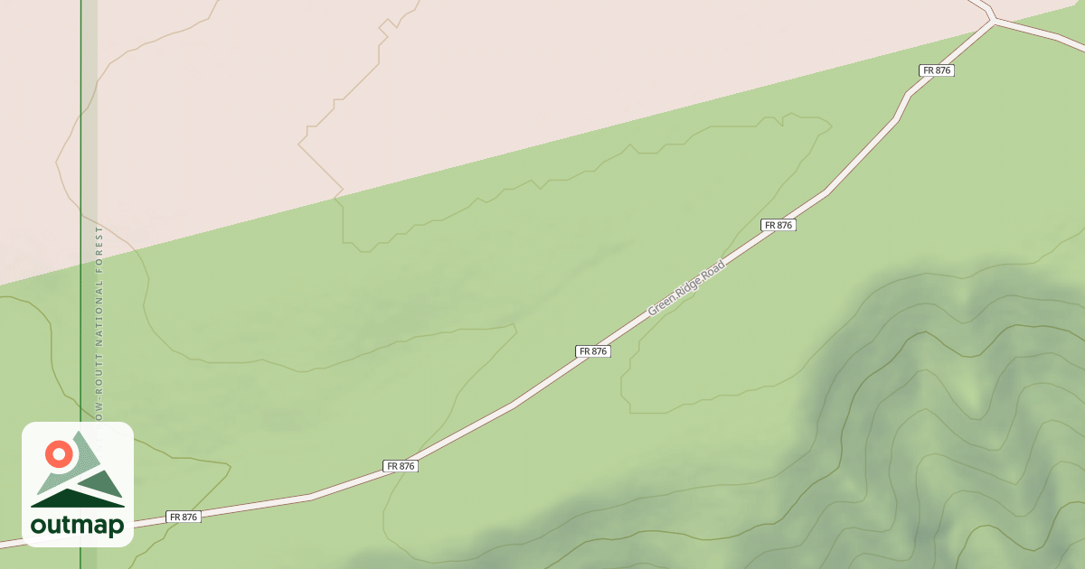 Map of GREEN RIDGE SPUR 1I
