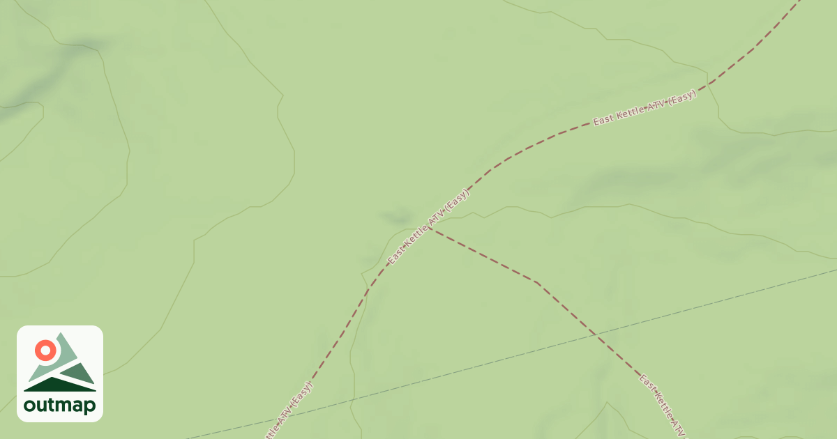 Map of East Kettle ATV Trail System