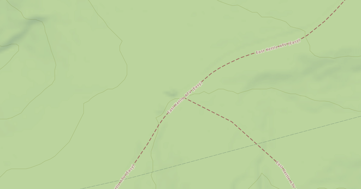 Map preview of East Kettle ATV Trail System
