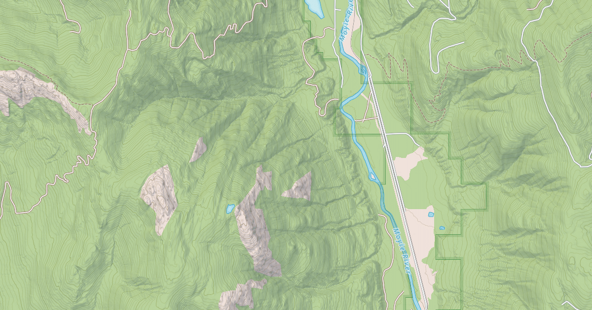 Map preview of Sidehill