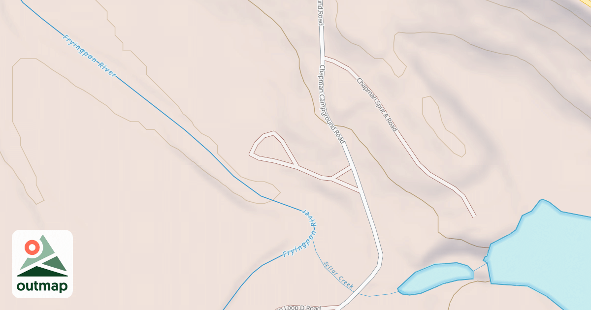 Map of CHAPMAN SPUR C
