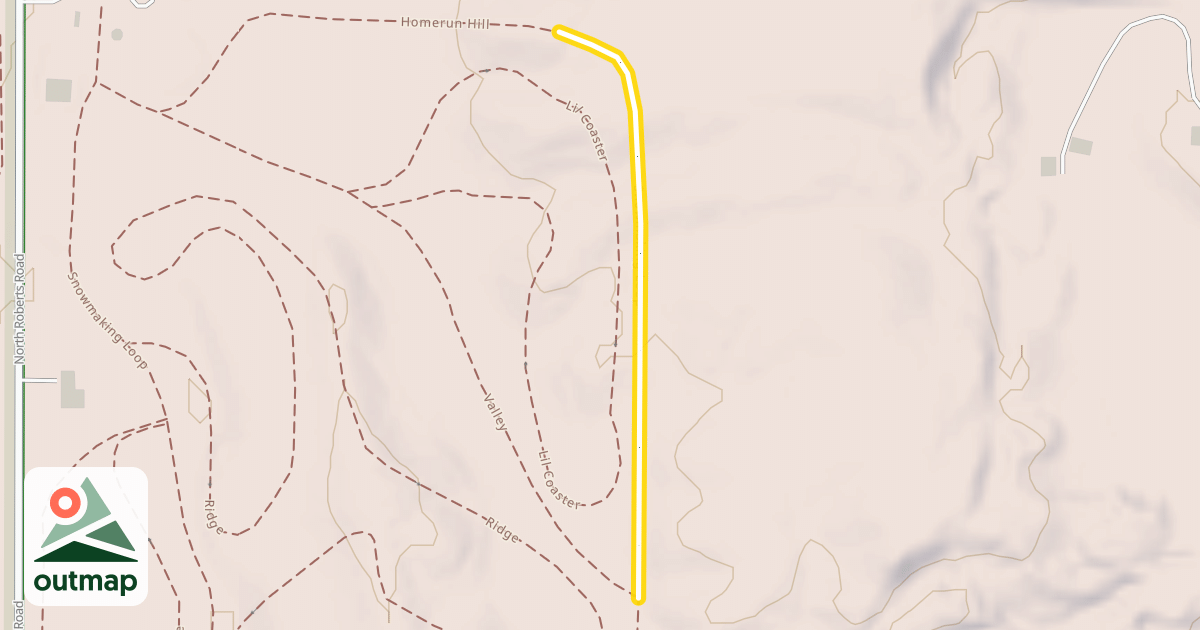 Map of Snowmaking Loop