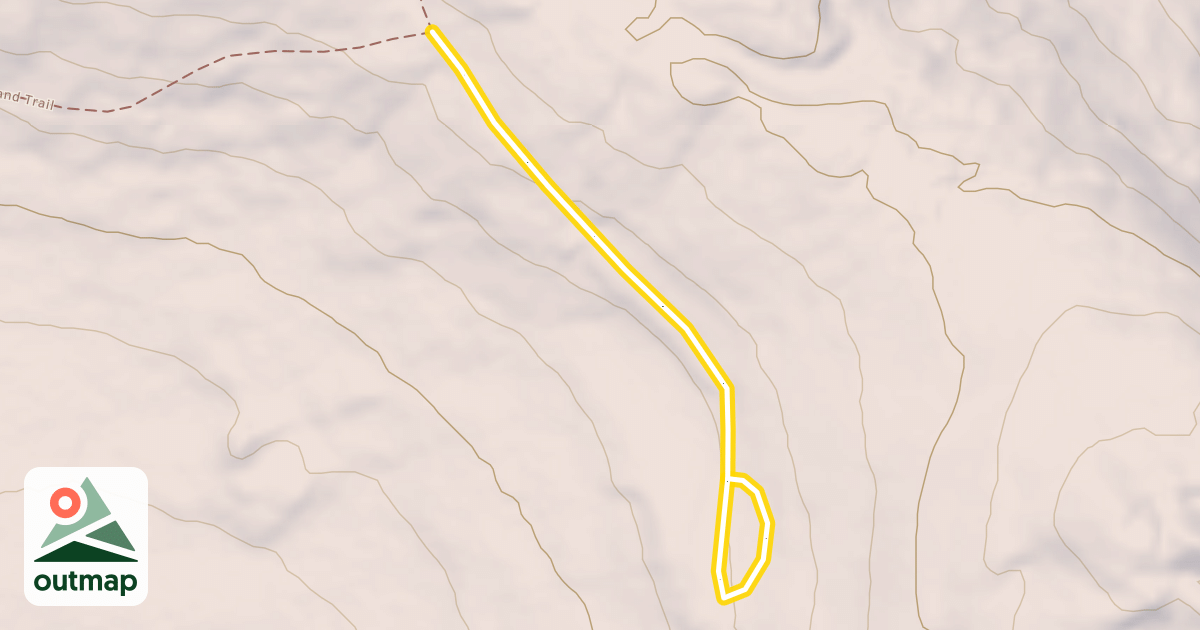Map of Scenic vista spur
