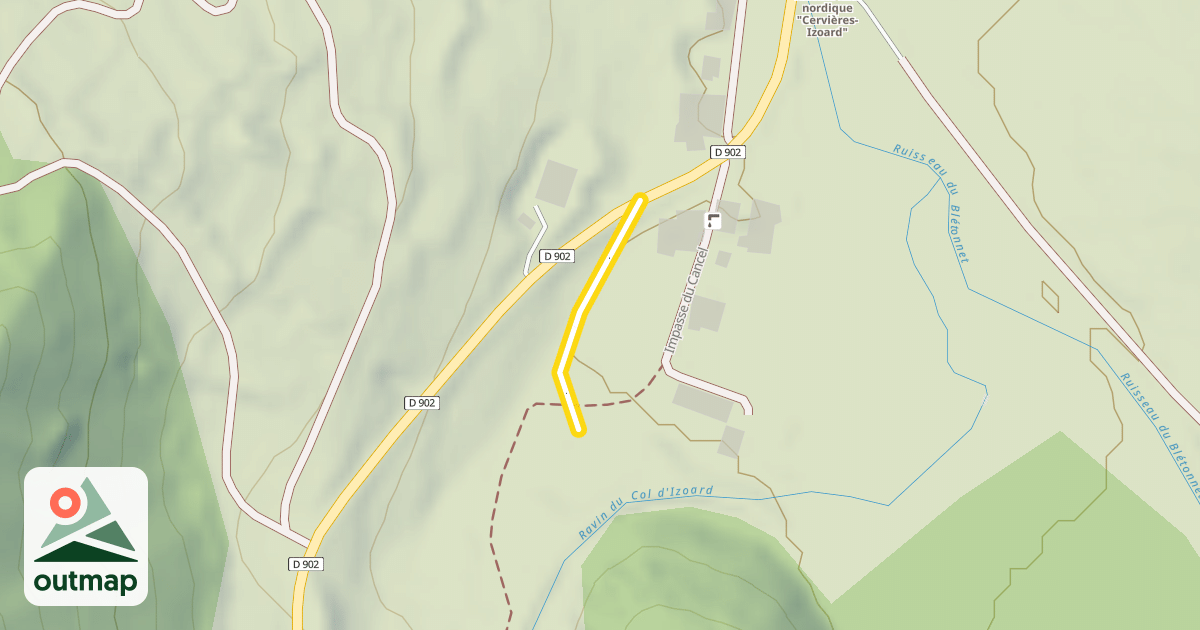 Map of La pinatelle